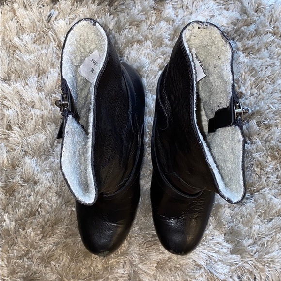 Nine West Black Leather Heeled NWireesh Boots - Picture 4 of 7